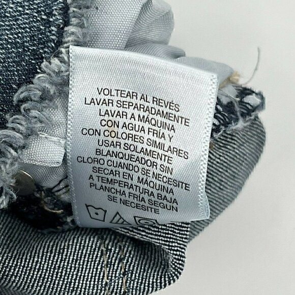 Jordache Bib Overall Shorts Blue Denim Girls Size XS 4-5 Summer - Picture 11 of 11